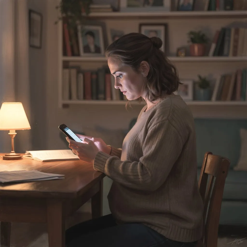 Parent searching for answers online